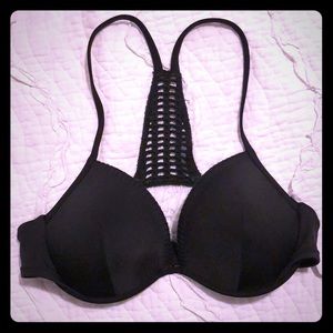 Black bikini top - lightly padded
